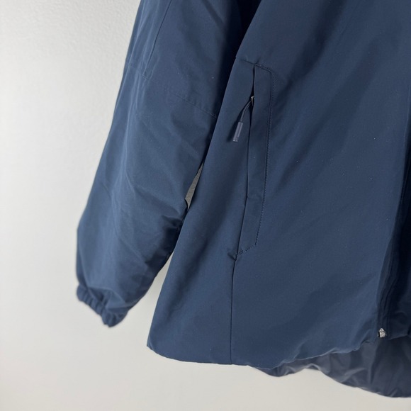 Timberland Mens Navy Blue Hooded Windbreaker Rain Jacket TB0A5UVW M Gorpcore